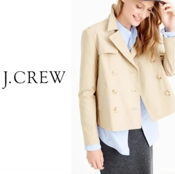 J. CREW | Japanese Poplin Swing Coat - Picture 2 of 13